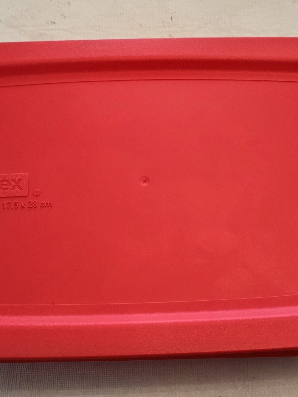 Pyrex Red Snap-On Storage Lid 2qtz New 2 Piece
